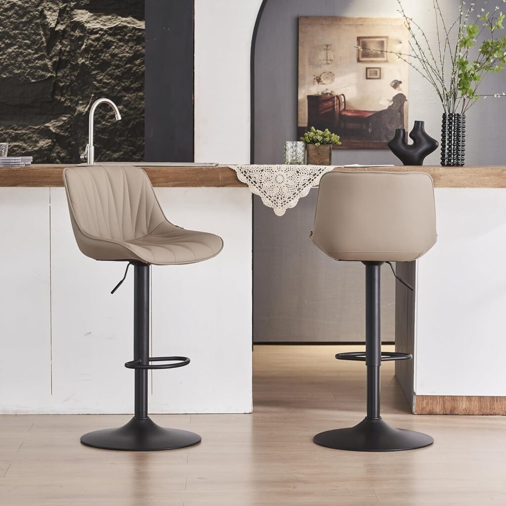 YOUNIKE Bar Stools Set of 2 for Kitchen Island