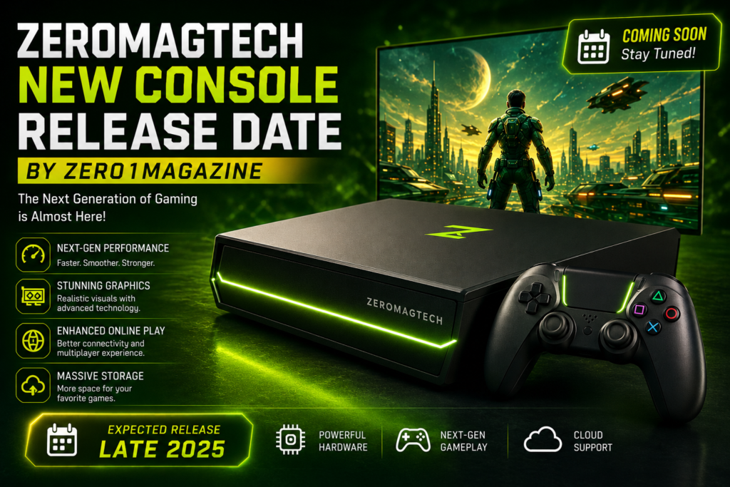 Zeromagtech New Console Release Date by Zero1Magazine